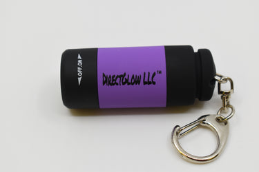 USB UV Torch LED Keychain Blacklight Rechargeable Flashlight